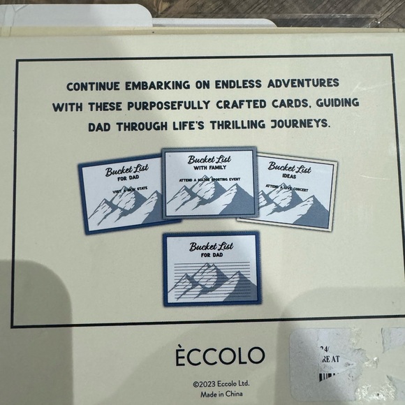 Dad's Bucket List Cards 60 Cards & Prompts Guided Card Set Factory New - Picture 4 of 4